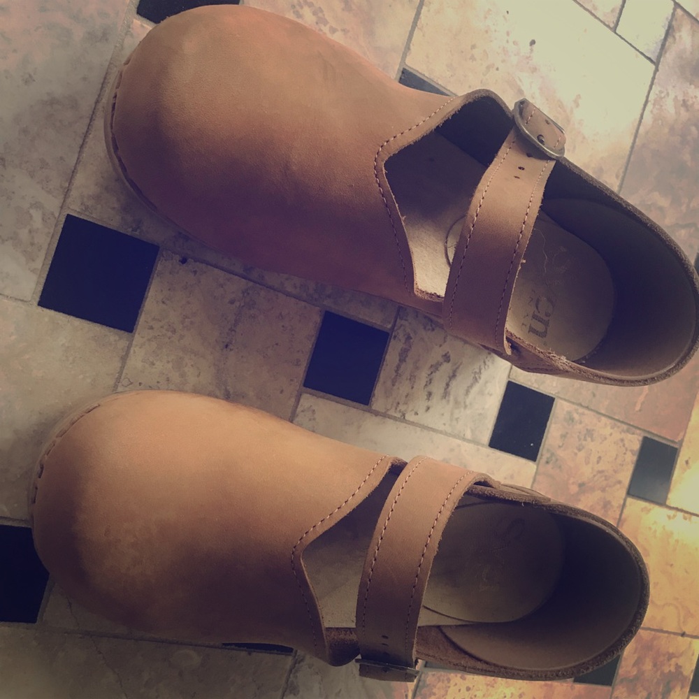 Sven maryjane clog wooden heel size 37 NWOB